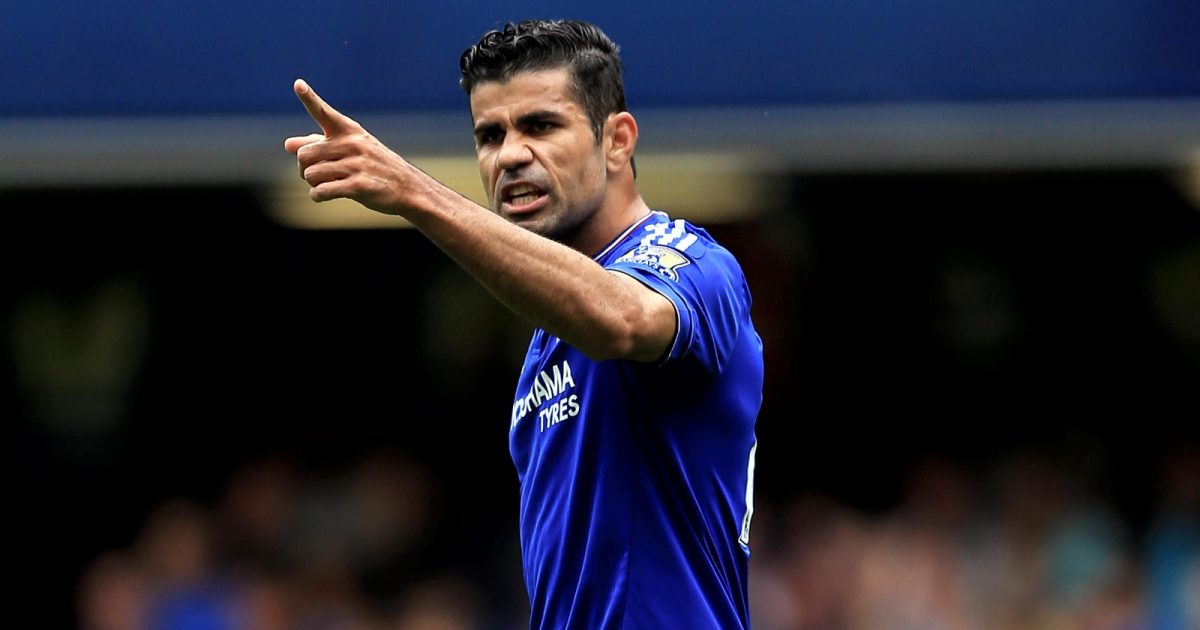 Chelsea's Diego Costa during the Barclays Premier League match at Stamford Bridge, London. 29th August 2015.