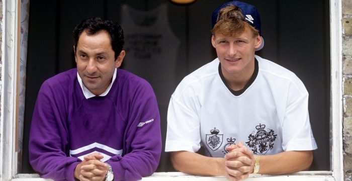 Ossie Ardilles and Teddy Sheringham