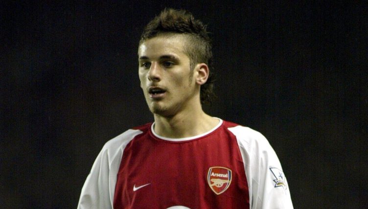 Arsenal's David Bentley during their victory over Wolverhampton Wanderers at Highbury, London, October 2003.