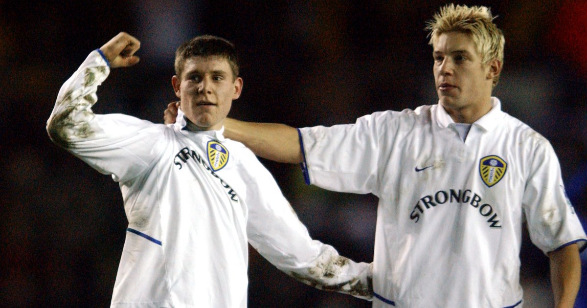 James Milner and Alan Smith at Leeds United. December 2002. - Planet Football