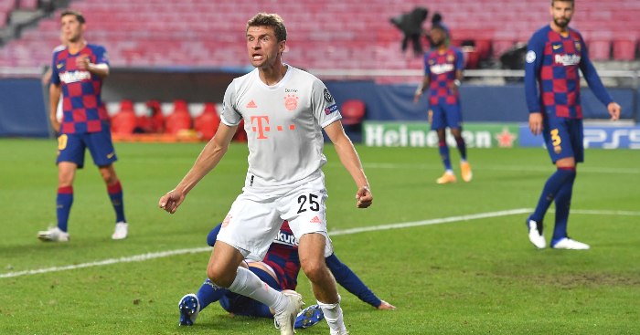 Thomas Müller congratulates Xavi and Barcelona in a sarcastic manner despite dealing with them in the past