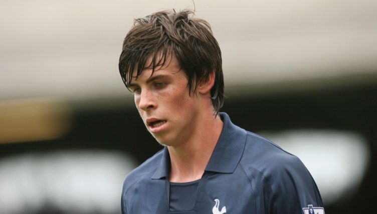 Gareth Bale during the Premier League match between Fulham and Tottenham Hotspur at Craven Cottage, London, September 2007.
