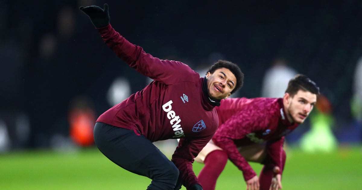 Watch: Declan Rice teases Lingard after penalty dispute – ‘He knew he had to’