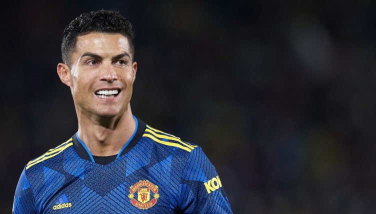 Manchester United's Cristiano Ronaldo during their victory over Villarreal in Villarreal, Spain, November 2021.