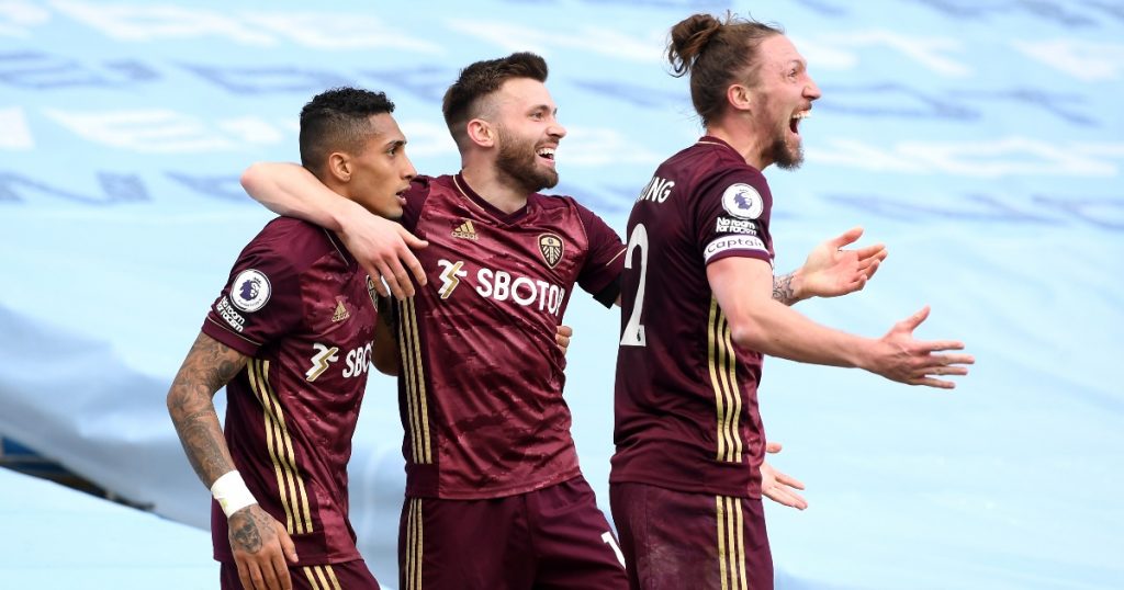 Leeds-United-Stuart-Dallas-Luke-Ayling-Raphinha - Planet Football