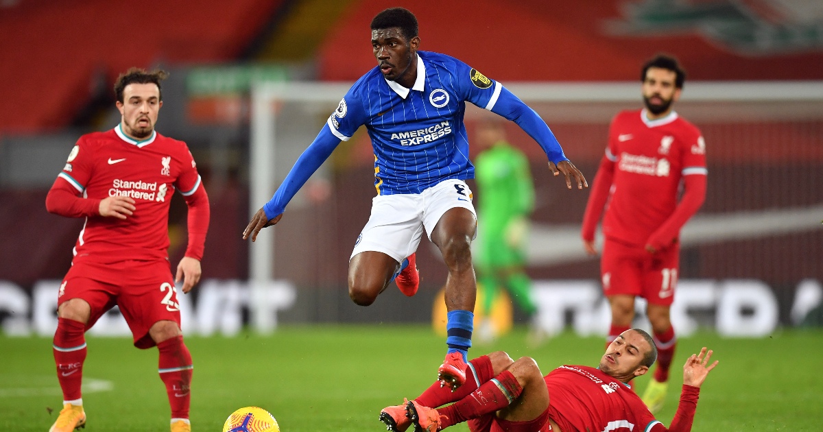Comparing Yves Bissouma’s 2020-21 stats to Liverpool's current