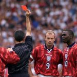 Throwback: Scholes becomes the first England player sent off at Wembley - Planet Football