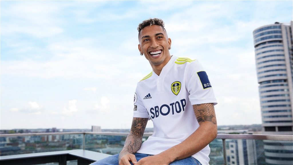 RaphinhaLeedsUnitedshirt202122 Football