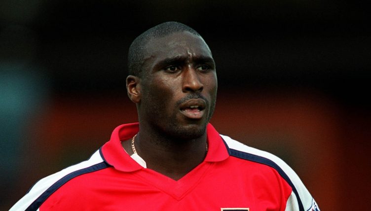 Arsenal's Sol Campbell during their match against Barnet at Underhill Stadium, London, August 2001.