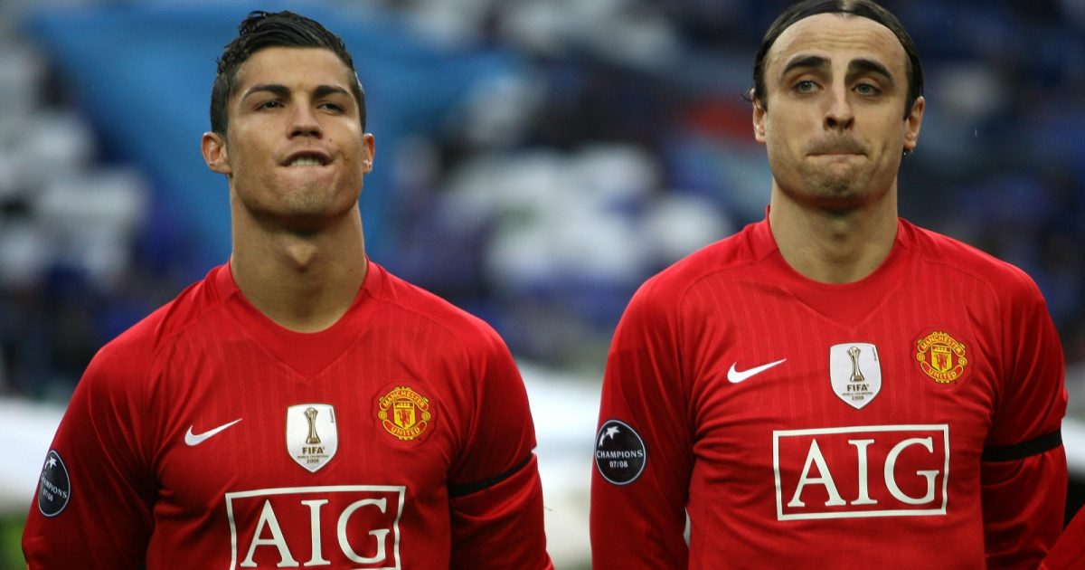 Dimitar Berbatov and Cristiano Ronaldo, Soccer - UEFA Champions League - Quarter Final - Second Leg - FC Porto v Manchester United - Estadio do Dragao, 15th April 2009