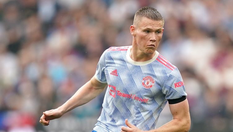 Manchester United's Scott McTominay in action against West Ham.