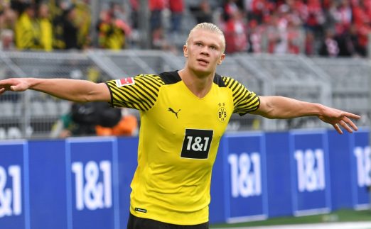 Borussia Dortmund striker Erling Haaland