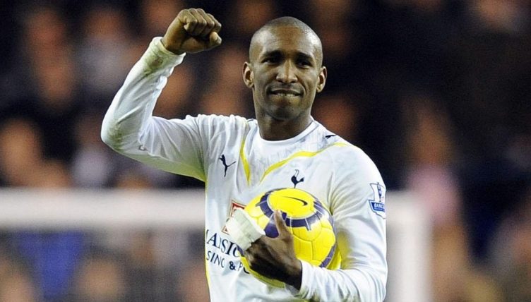 Jermain Defoe for Spurs after playing Wigan, White Hart Lane, 22 Novemeber 2009.
