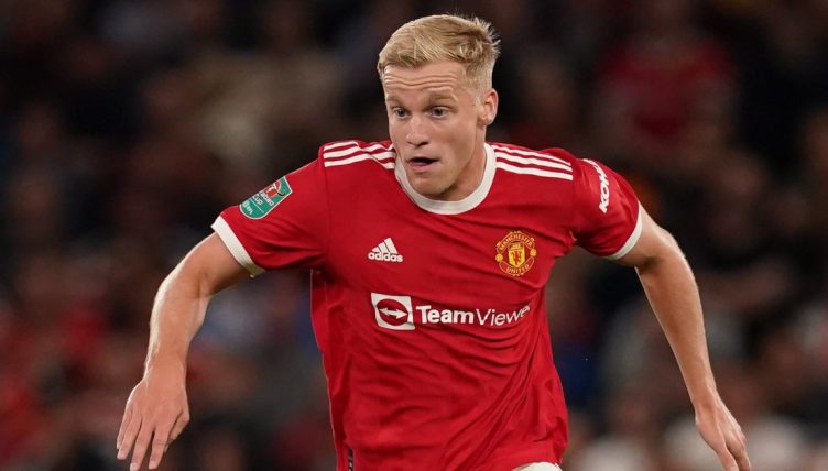 Manchester United midfielder Donny Van de Beek
