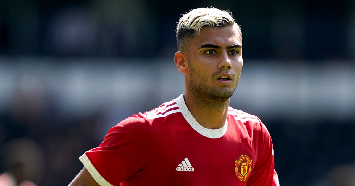 Manchester United's Andreas Pereira
