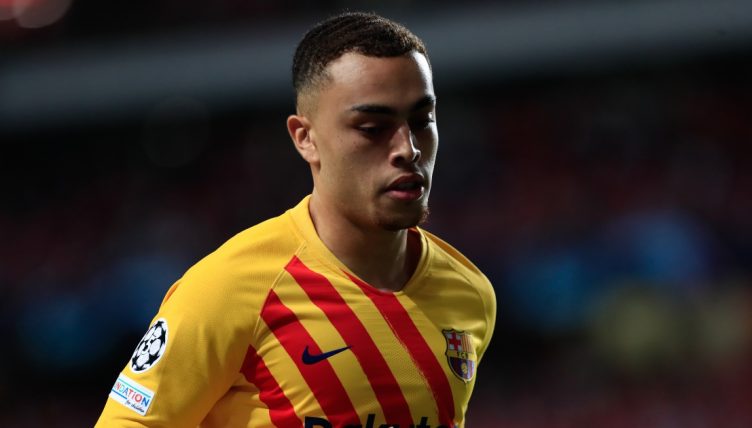 Barcelona's Sergino Dest