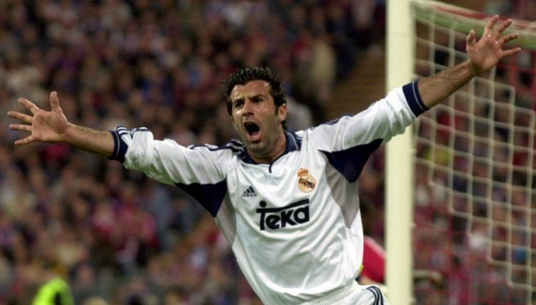 Real Madrid's Luis Figo