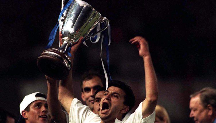 Nayim with the cup winner's cup