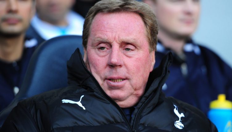 Tottenham's Harry Redknapp during the Premier League game v Swansea. April 2012.
