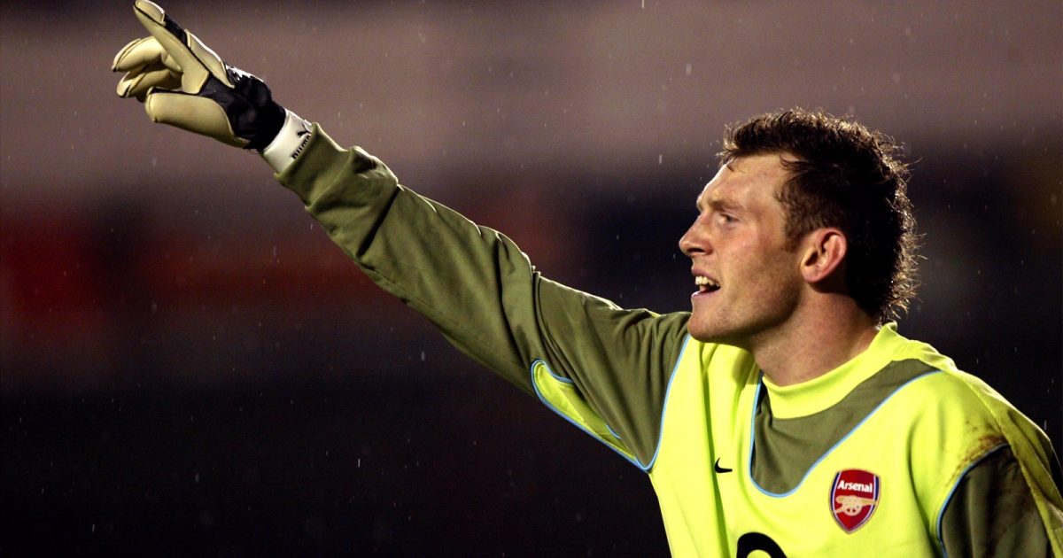 Arsenal goalkeeper Graham Stack
