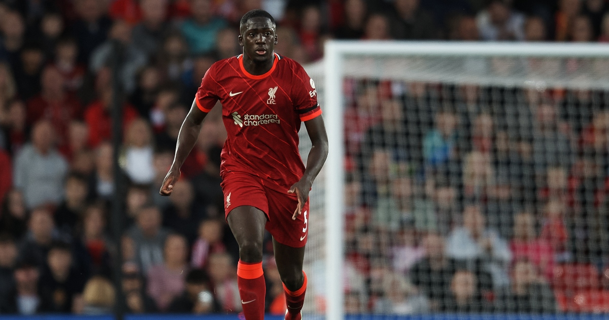 Watch: Ibrahima Konate reacts with disbelief following TAA piledriver