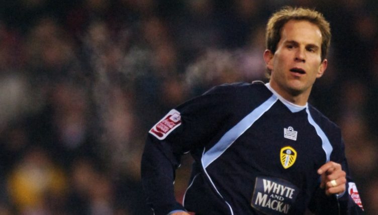 Leeds United's Eddie Lewis plays against Stoke. Brittania Stadium, Stoke, 28 December 2005