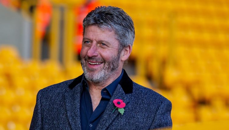 Commentator Andy Townsend before the Premier League match between Wolves and Aston Villa, November 2019.
