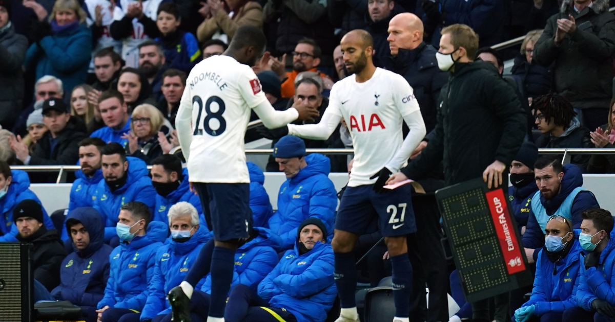 Watch: Tanguy Ndombele booed off the pitch by Tottenham fans