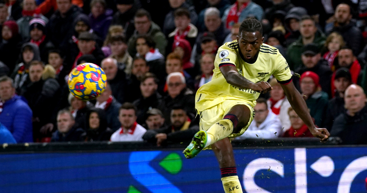 Watch: Nuno Tavares fumes after being subbed off in first half