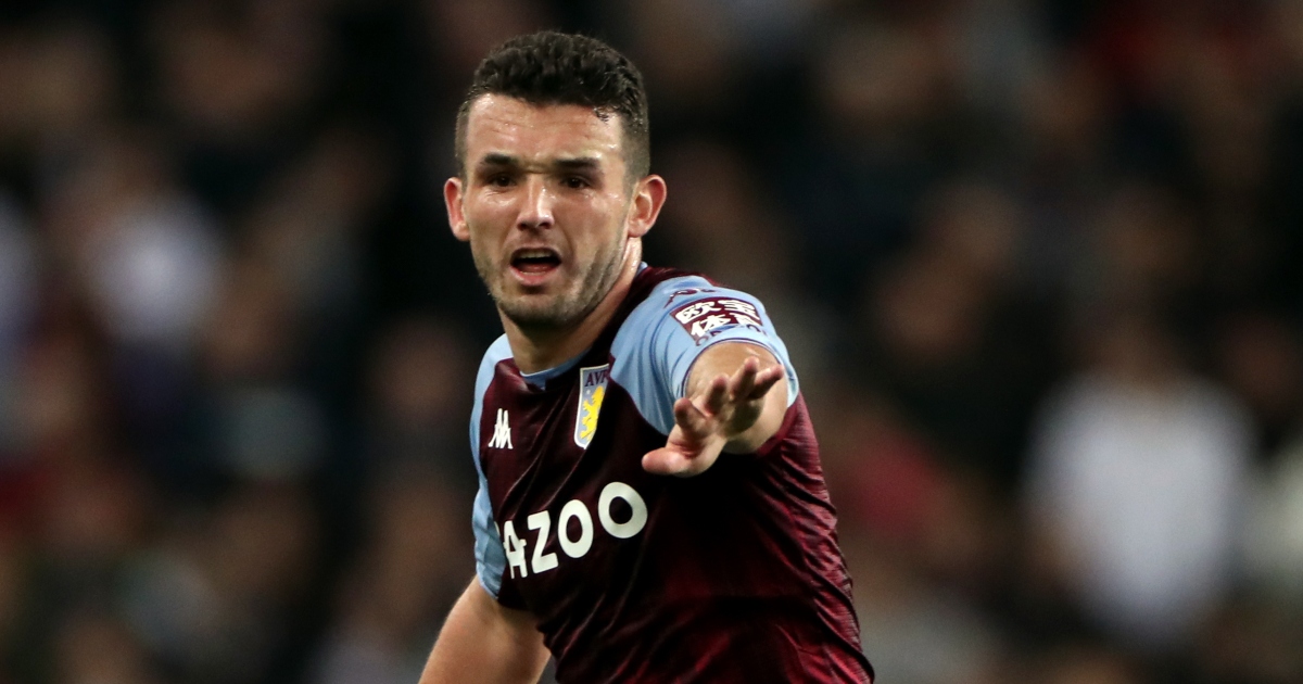 Aston Villa's John McGinn during their victory over Brighton, November 2021.