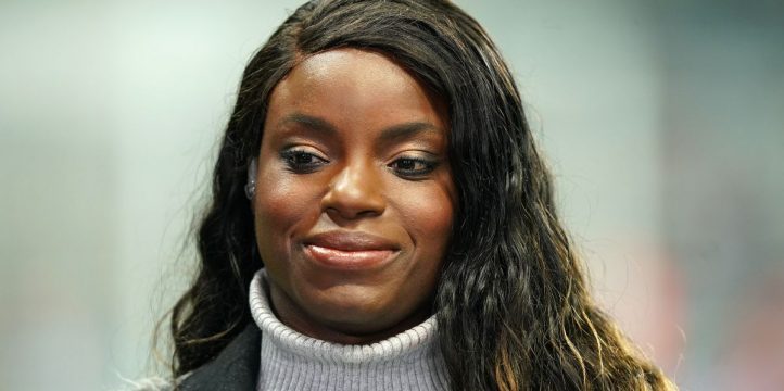 Pundit Eniola Aluko during Newcastle United vs Norwich City at St James' Park, Newcastle. Tuesday November 30, 2021.