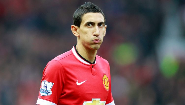 Manchester United's Angel Di Maria against Hull City at Old Trafford, England, November 2014.