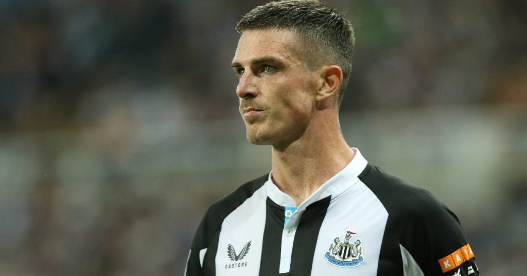 Ciaran Clark of Newcastle United during Newcastle v Burnley at St