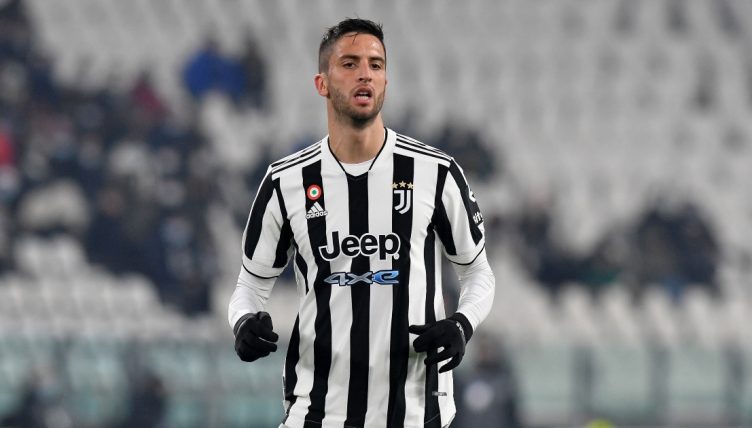Juventus midfielder Rodrigo Bentancur against Cagliari in Turin, Italy, December 2021.