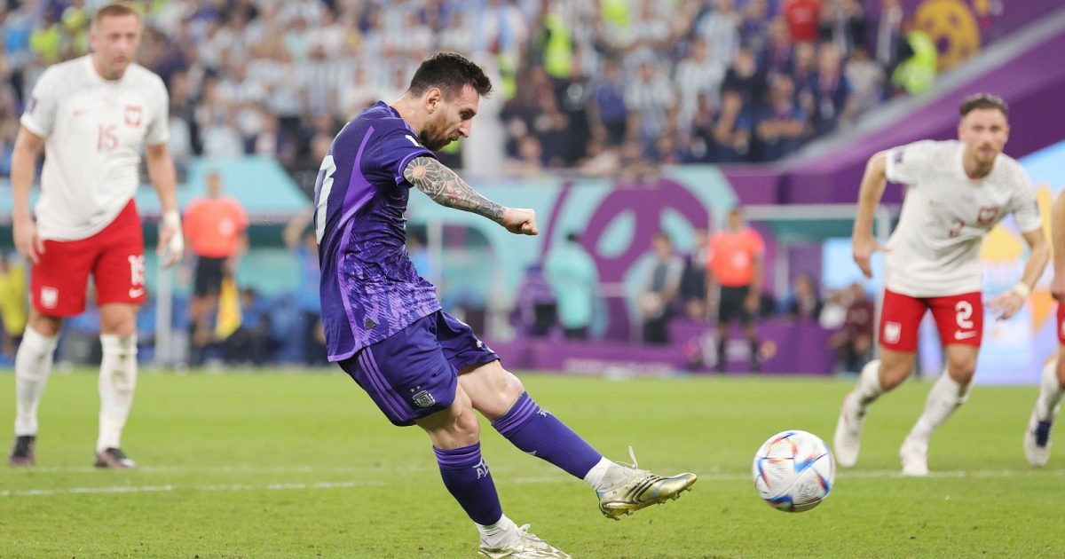 November 30, 2022, Rome, Qatar: Lionel Messi of Argentina misses a penalty during the FIFA World Cup 2022, Group C football match between Poland and Argentina on November 30, 2022 at Stadium 974 in Doha, Qatar
