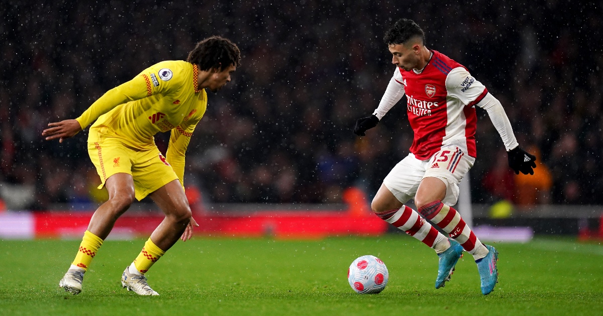 Watch: Arsenal’s Martinelli destroys Henderson & TAA with filthy skills