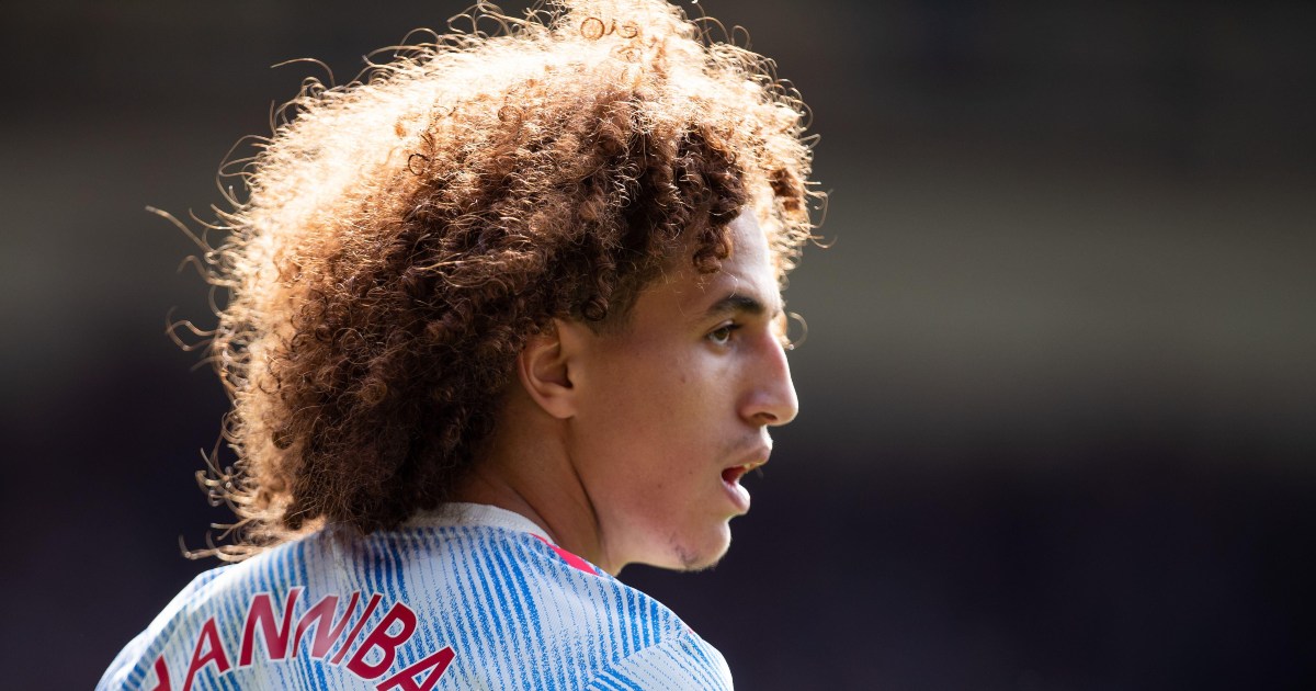 Watch: Zaha fumes after tackle from Manchester United’s Hannibal Mejbri