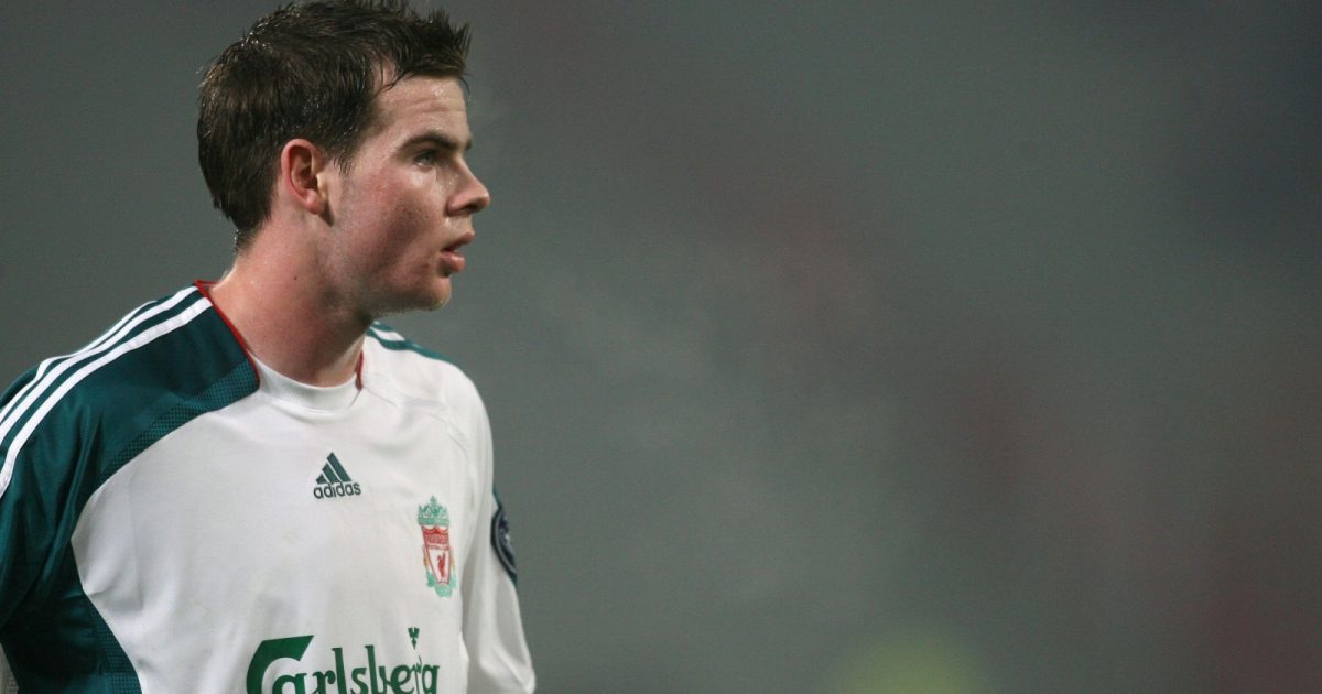 Liverpool's Danny Guthrie during their UEFA Champions League match against Galatasaray at Ataturk Olympic Stadium, Istanbul, December 2006.