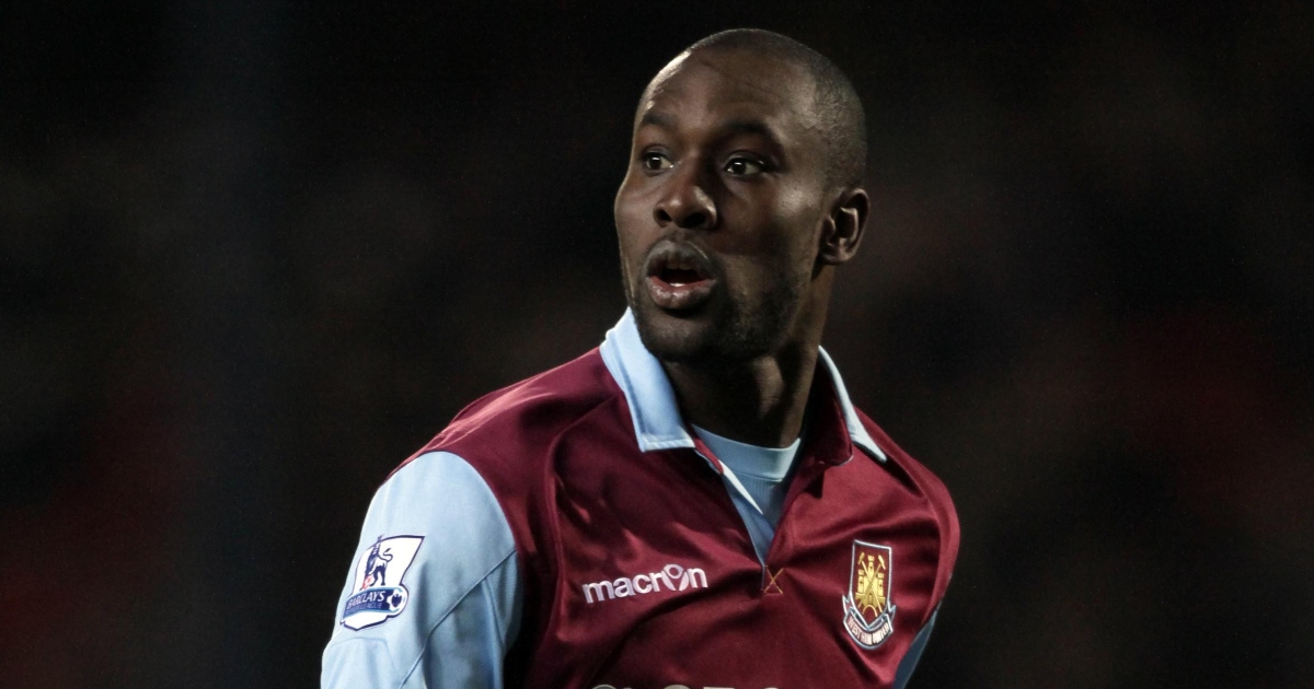 West Ham United's Carlton Cole during their Premier League draw with Blackburn Rovers at Ewood Park, Blackburn, December 2010.
