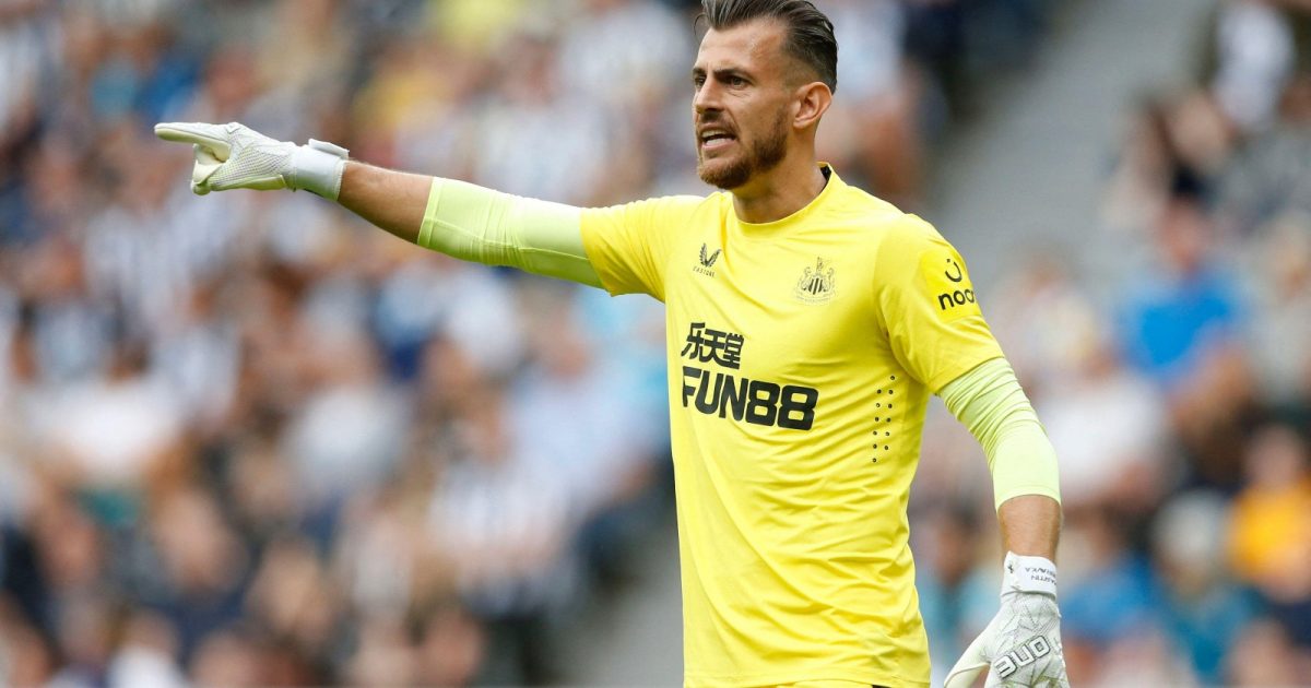 Martin Dubravka during the pre-season friendly between Newcastle United and Athletic Bilbao at St James' Park, Newcastle, July 2022.