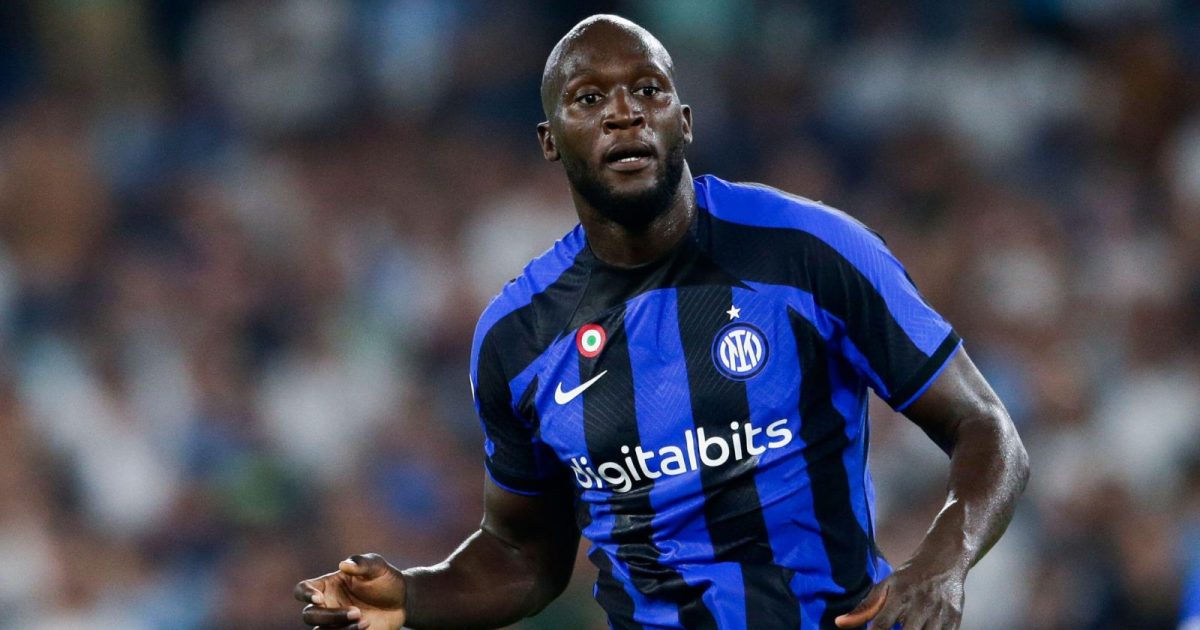 Inter’s Belgian forward Romelu Lukaku looks during the Serie A football match between SS Lazio and Inter. Lazio won 3-1. 26 August 2022.