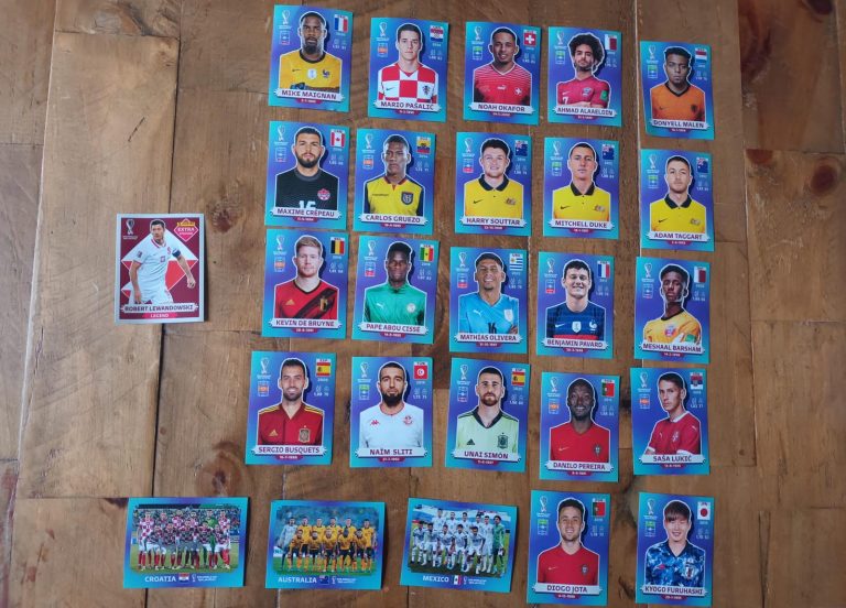 Attempting to complete the World Cup 2022 sticker album without buying a single packet