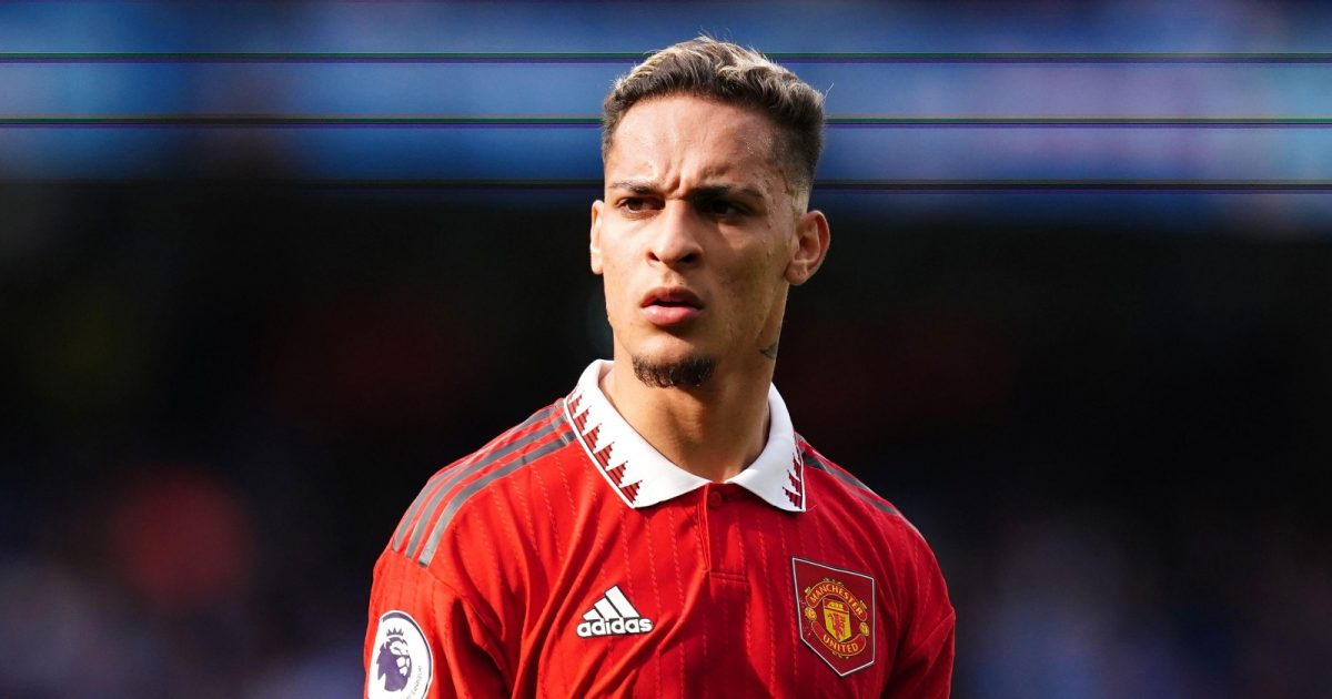 Manchester United's Antony during the Premier League match at the Etihad Stadium, Manchester. Picture date: Sunday October 2, 2022.
