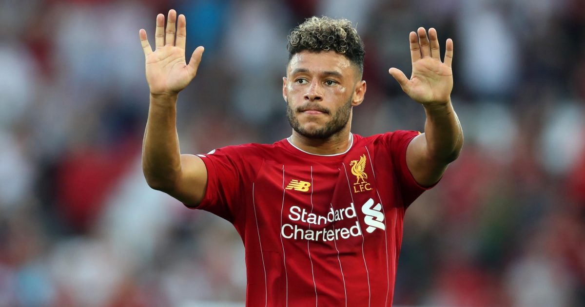 Alex Oxlade-Chamberlain during the Premier League match between Liverpool and Arsenal at Anfield, Liverpool, August 2019.
