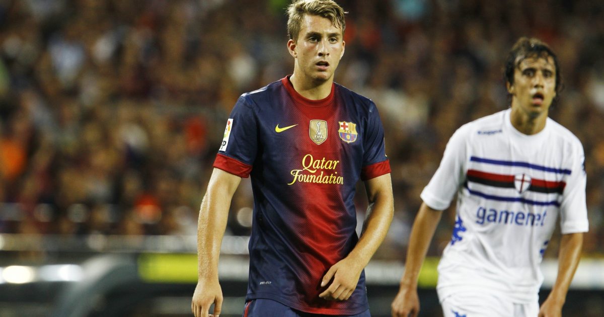 Gerard Deulofeu (Barcelona Pre-season match "Gamper Cup" between Barcelona and Sampdoria, at the Camp Nou Stadium, Barcelona, Spain, August 20, 2012.