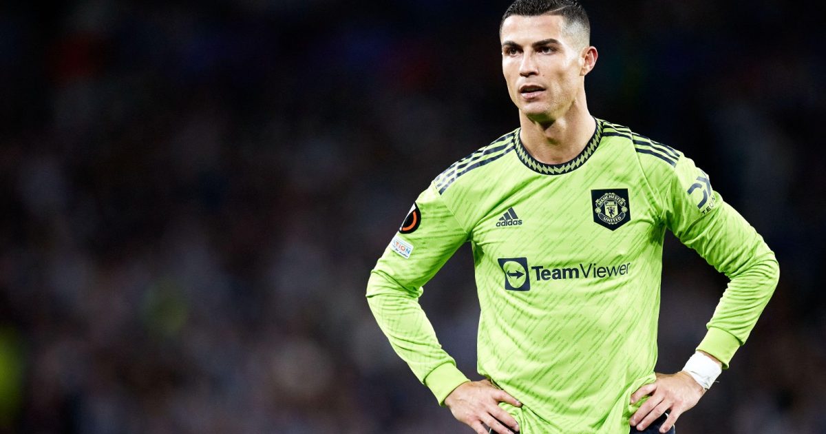 November 3, 2022, Rome, Spain: Cristiano Ronaldo of Manchester United during the UEFA Europa League, Group E football match between Real Sociedad and Manchester United on November 3, 2022 at Reale Arena in San Sebastian, Spain -