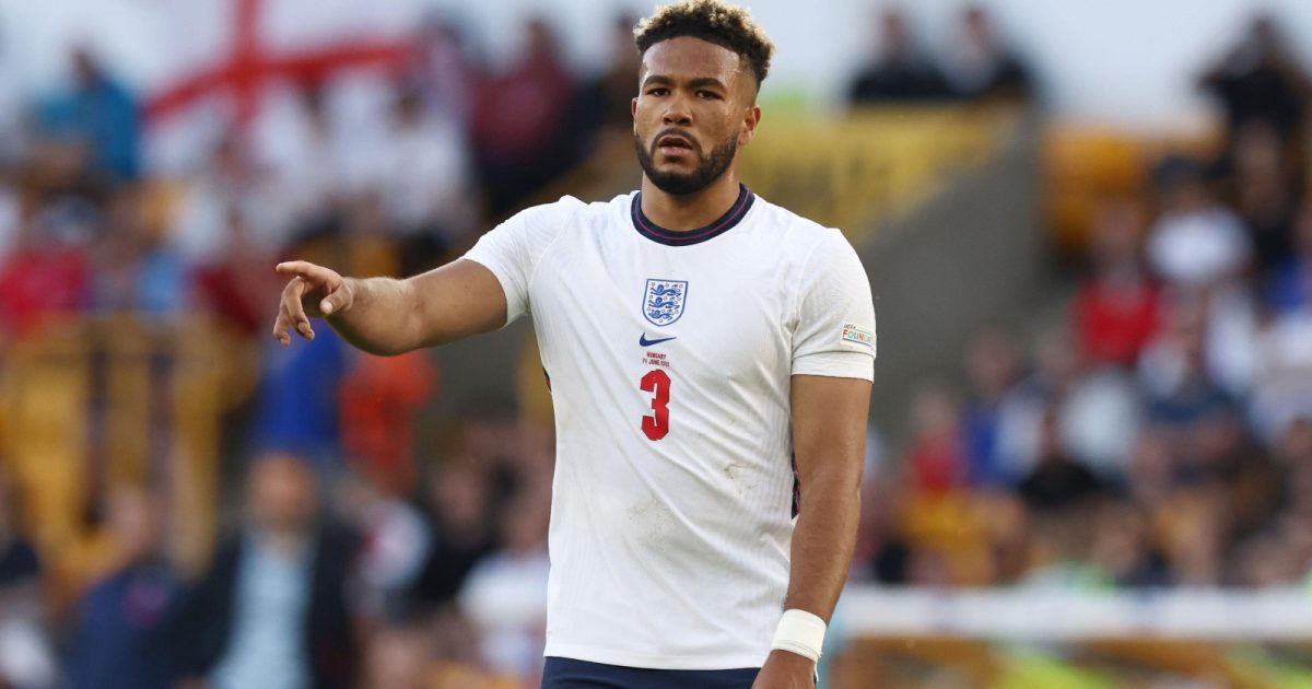England's Reece James during their UEFA Nations League defeat against Hungary at Molineux, Wolverhampton, June 2022.