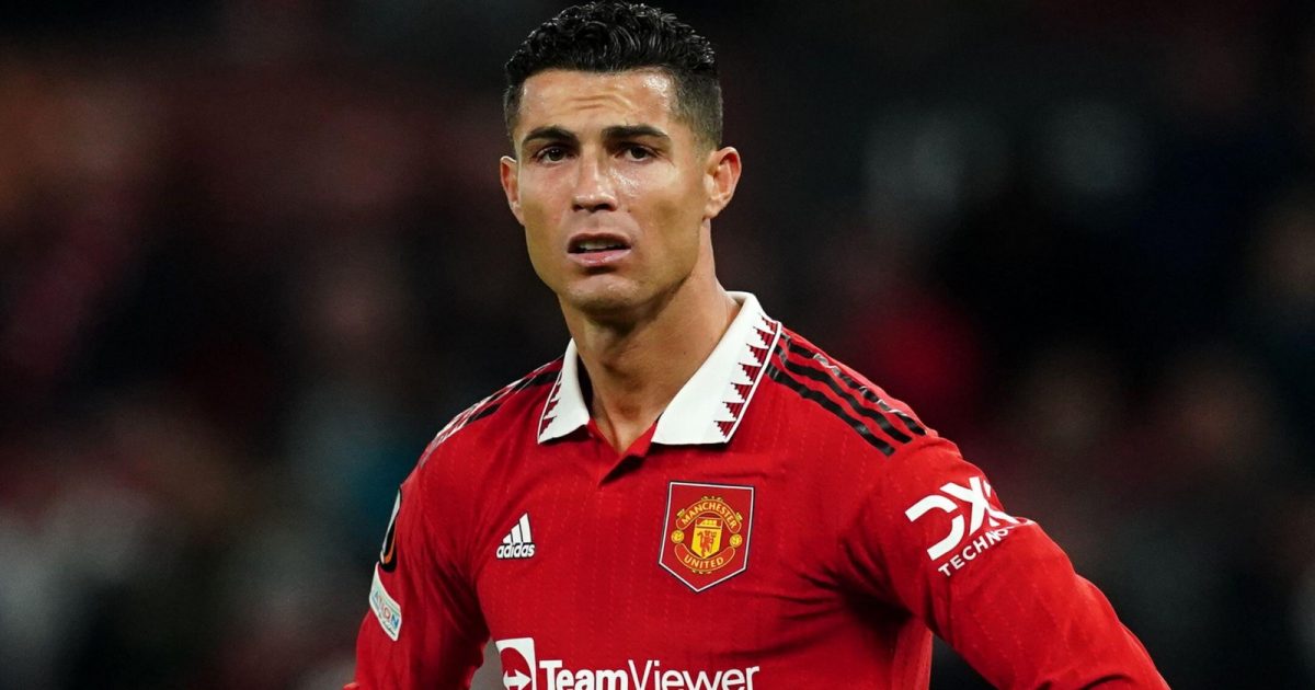 Manchester United's Cristiano Ronaldo looks on during their UEFA Europa League match against Omonia at Old Trafford, Manchester, October 2022.