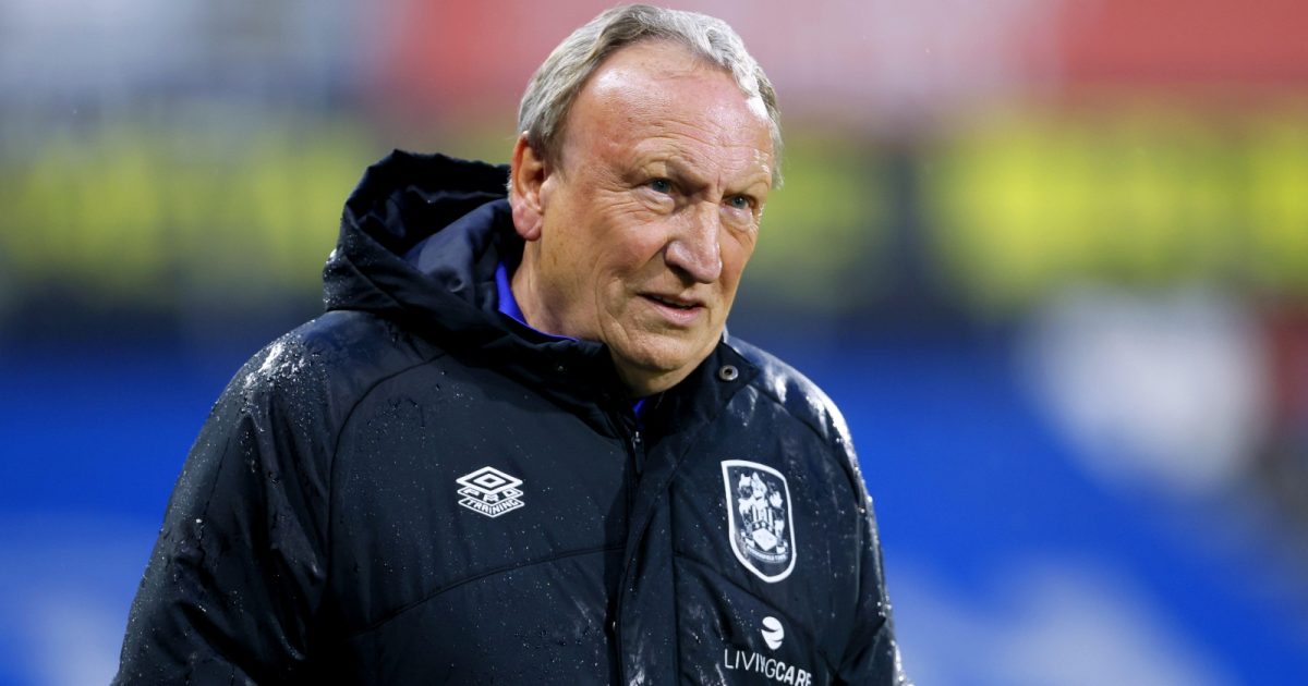 Neil Warnock during the Premier League match between Huddersfield Town and Sheffield United at John Smith's Stadium, Huddersfield, May 2023.