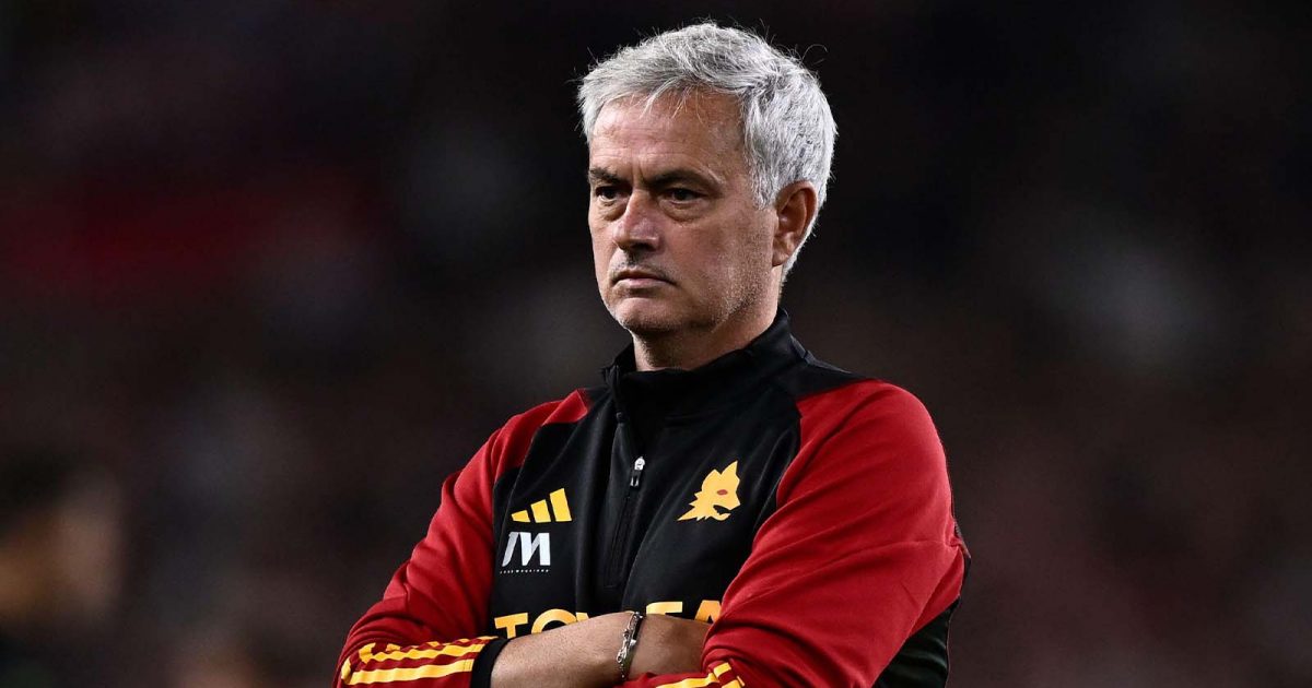 Jose Mourinho, head coach of AS Roma